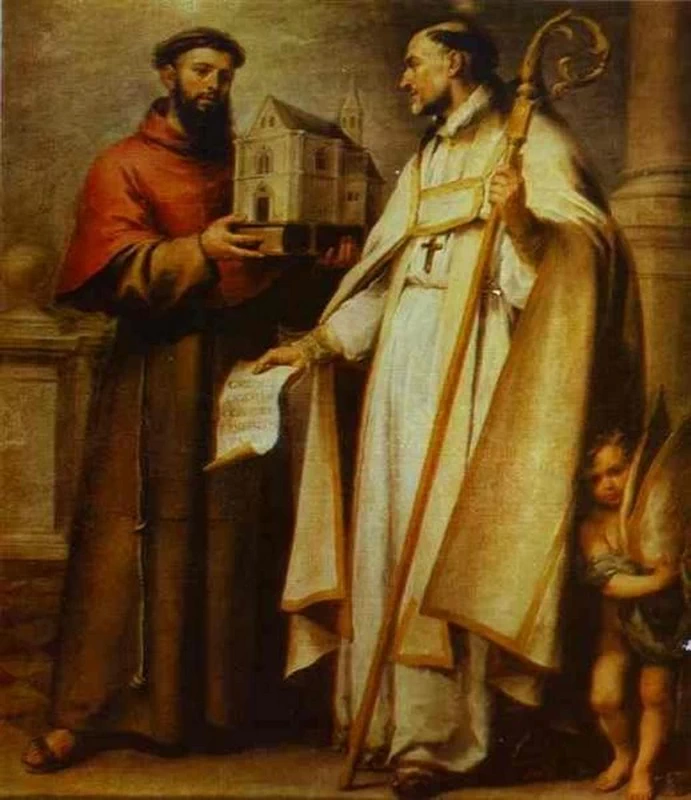 Bartolomé Esteban Murillo - 254, I santi Leandro e Bonaventura, Museum of Fine Arts of Seville, Siviglia